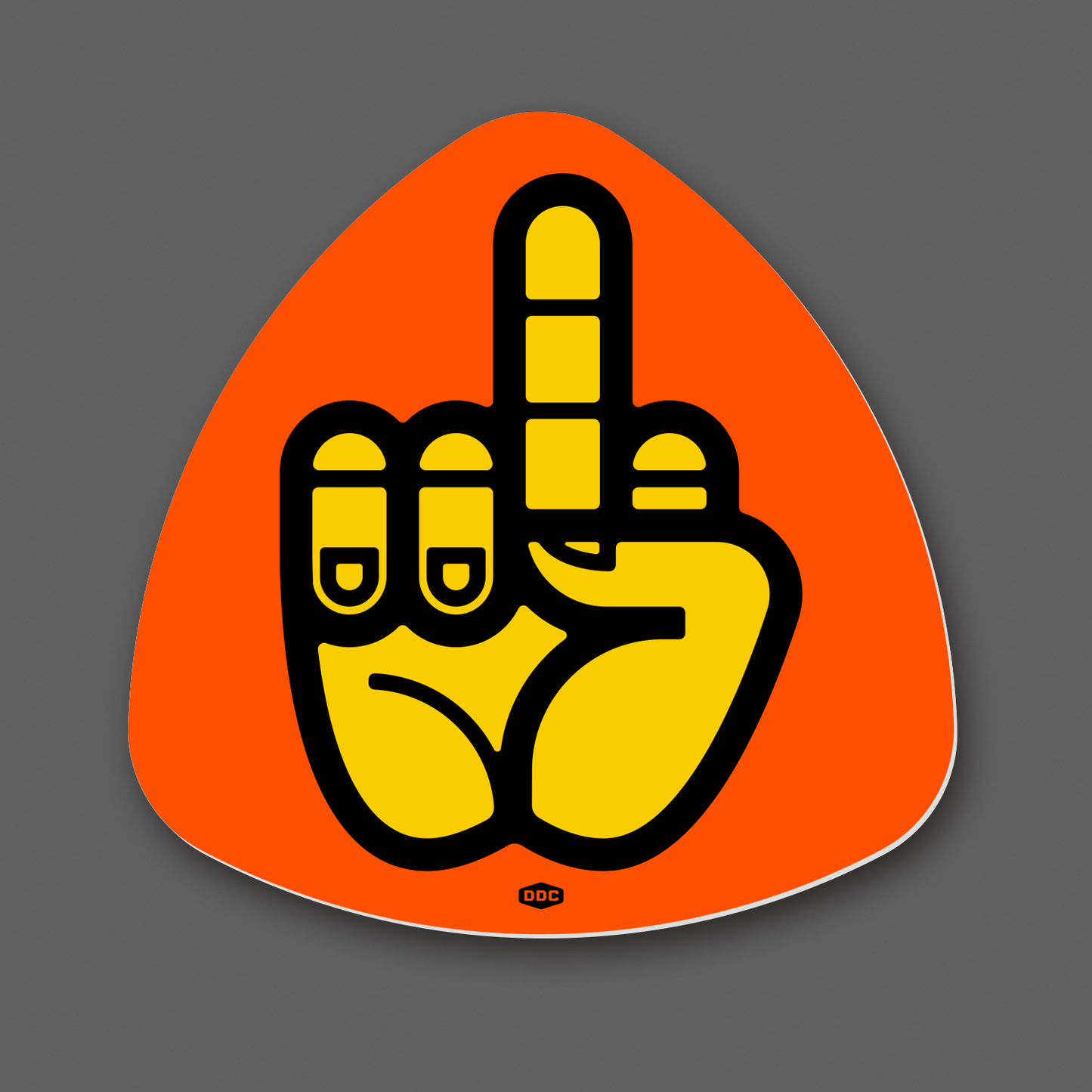 Middle Finger Decal