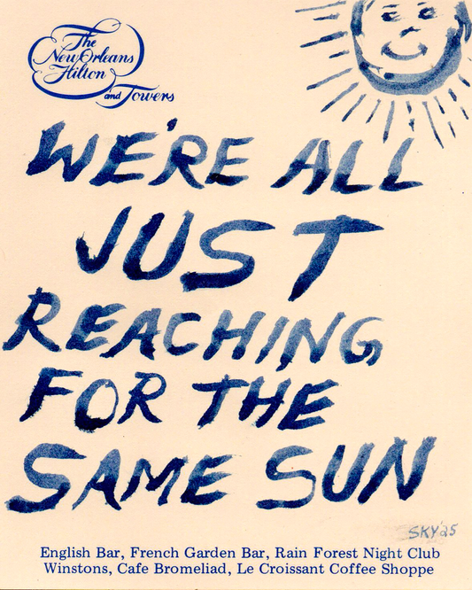The Same Sun Print Framed