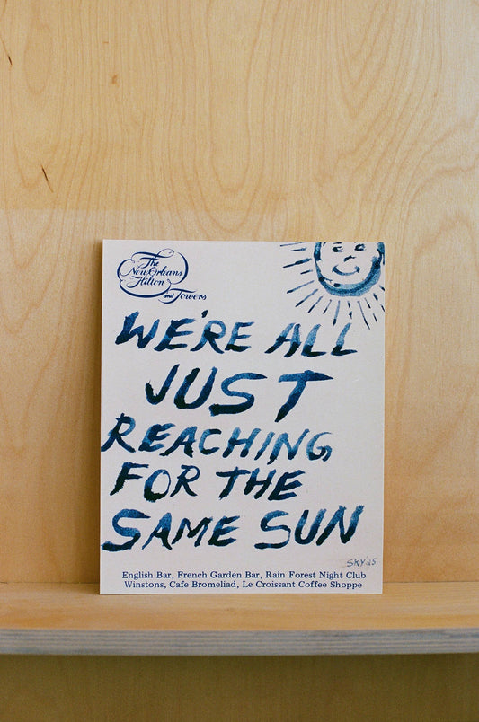 The Same Sun Print Framed