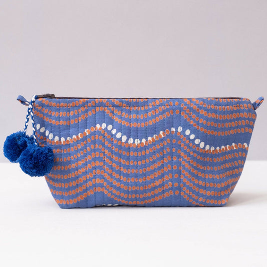 Block Print Makeup Pouch