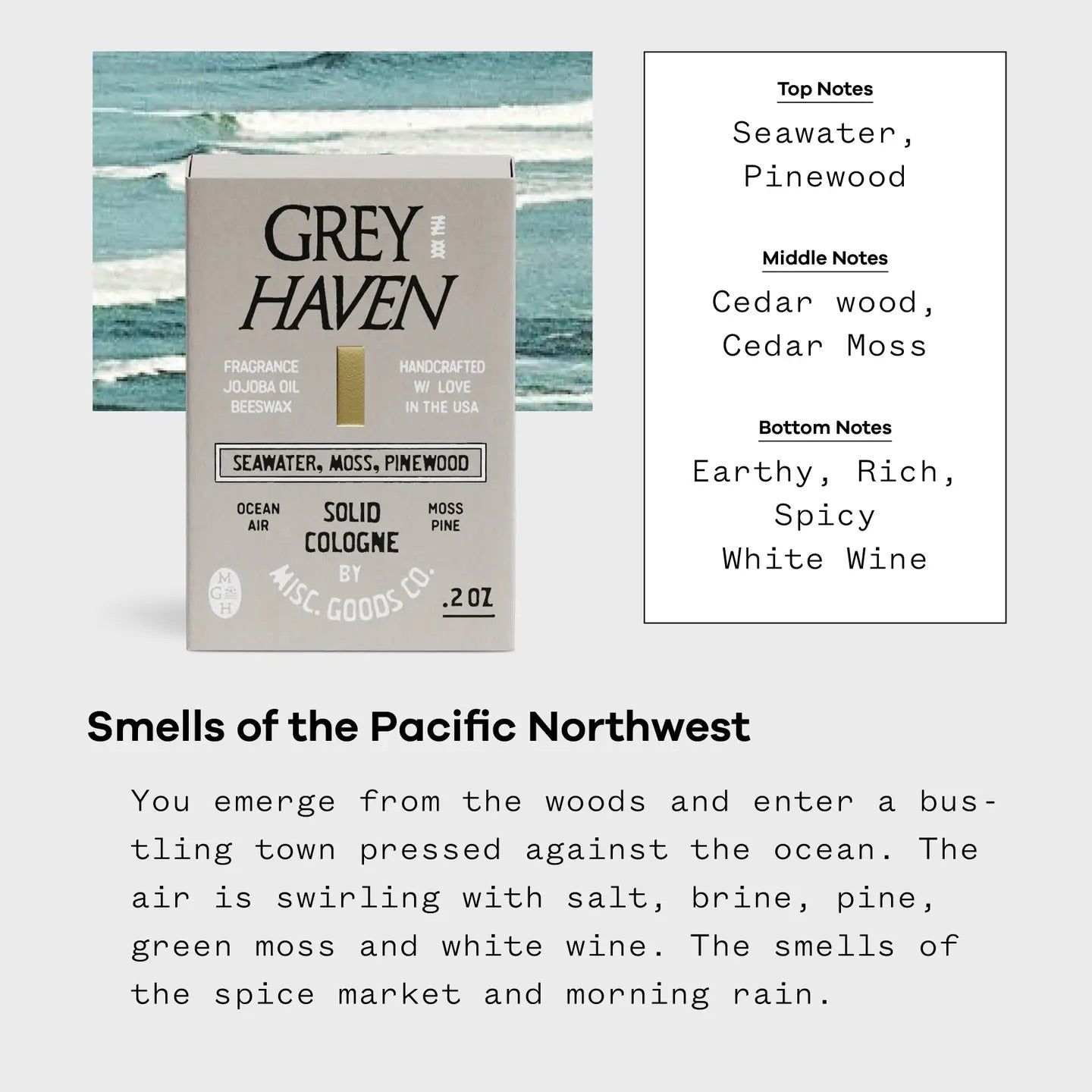 Grey Haven Solid Cologne