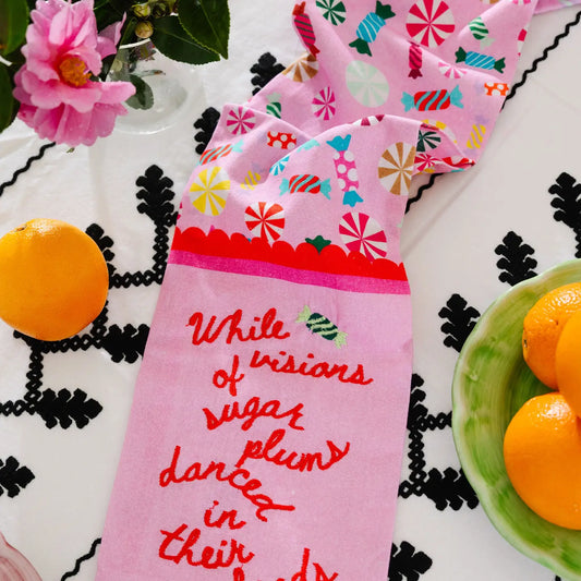Sugar Plums Dish Towel