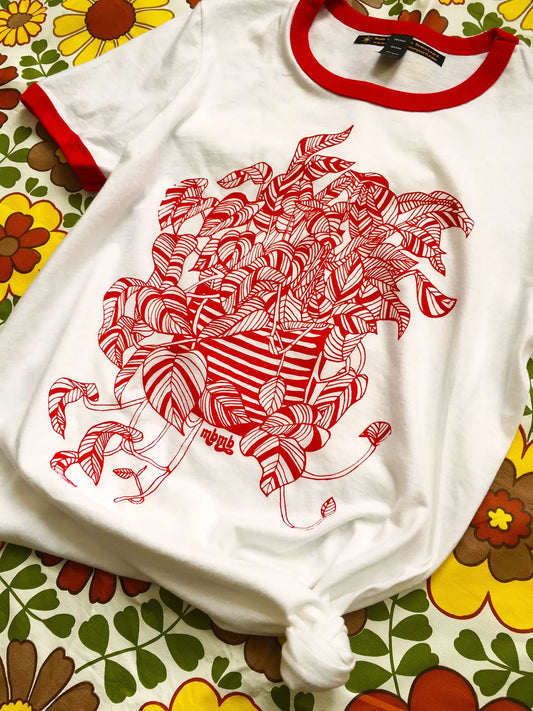 House Plant Ringer Tee