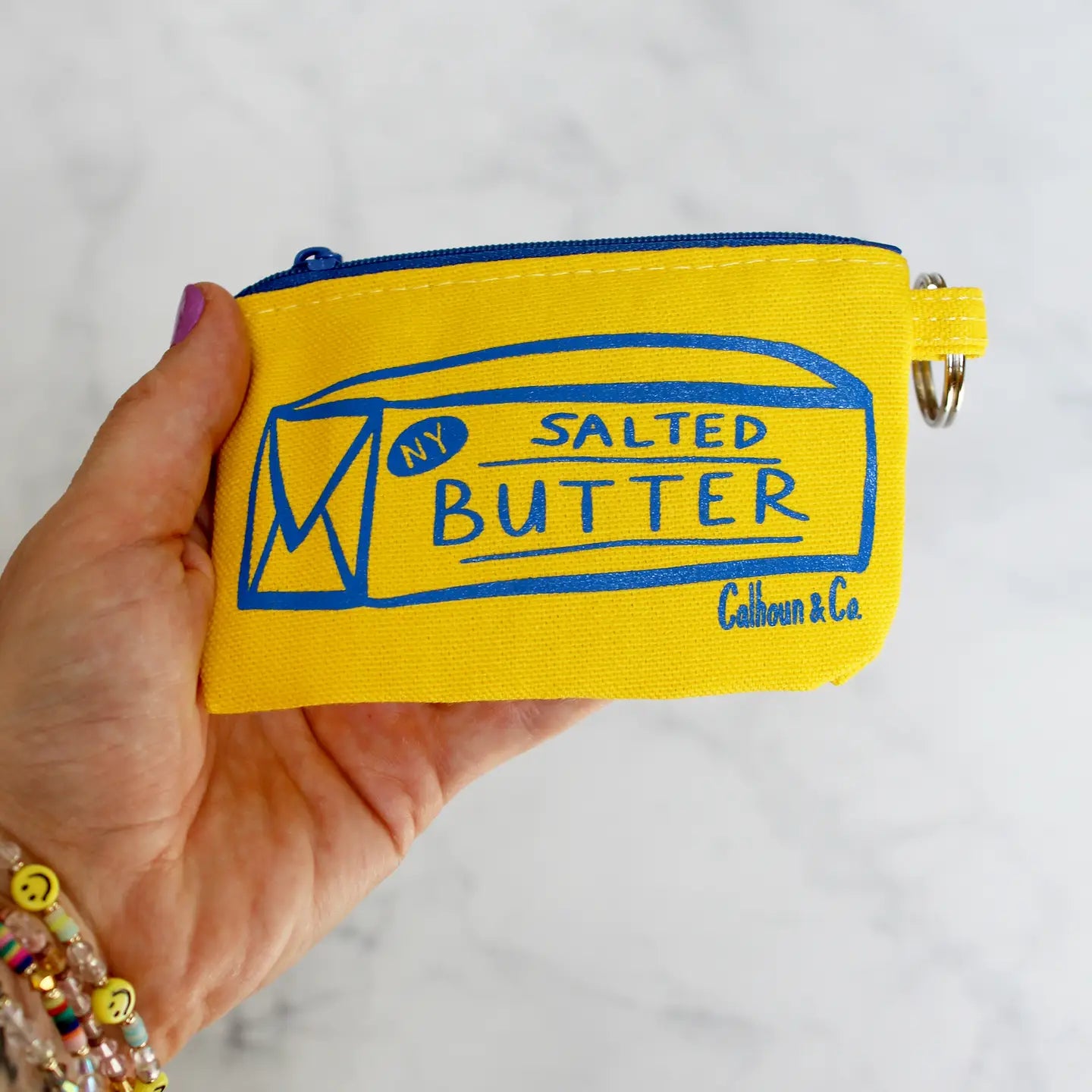 Butter Zipper Card Pouch