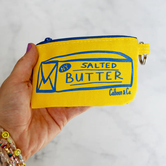 Butter Zipper Card Pouch