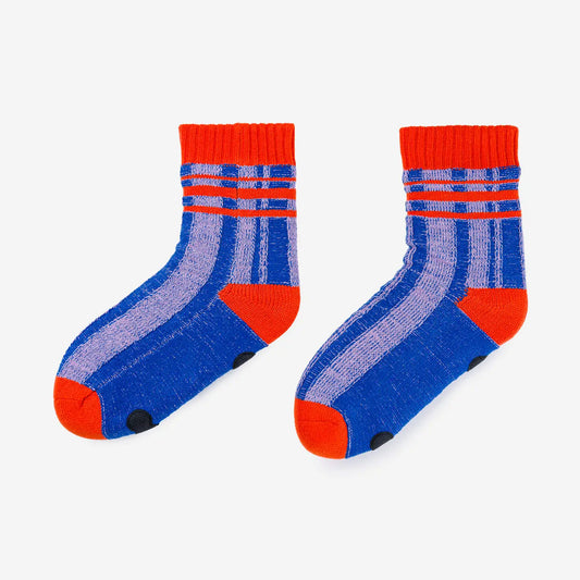 Plaid Stripe House Socks