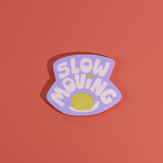 Slow Moving Snail Sticker