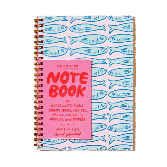 Sardines Spiral Notebook