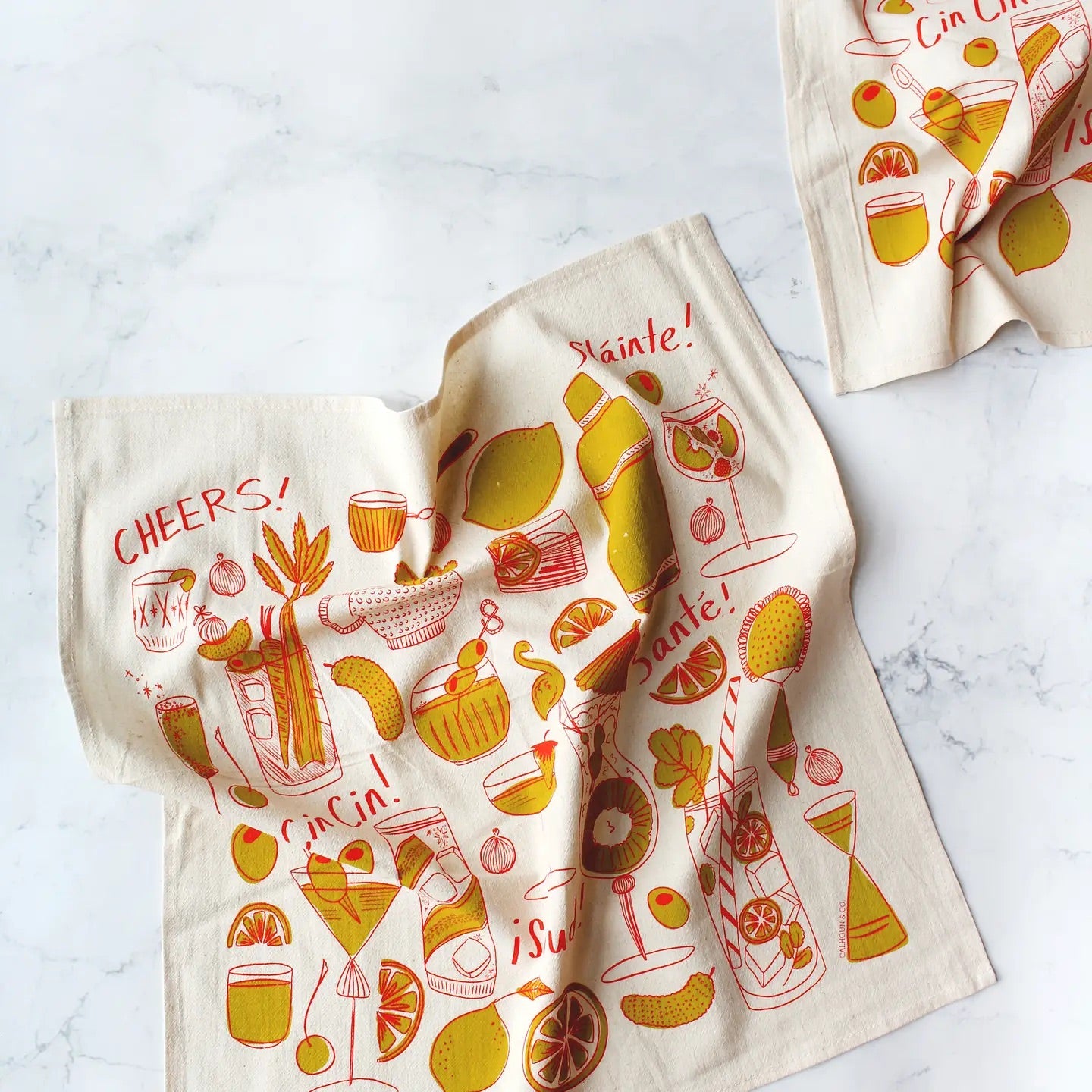 Screen Print Tea Towel