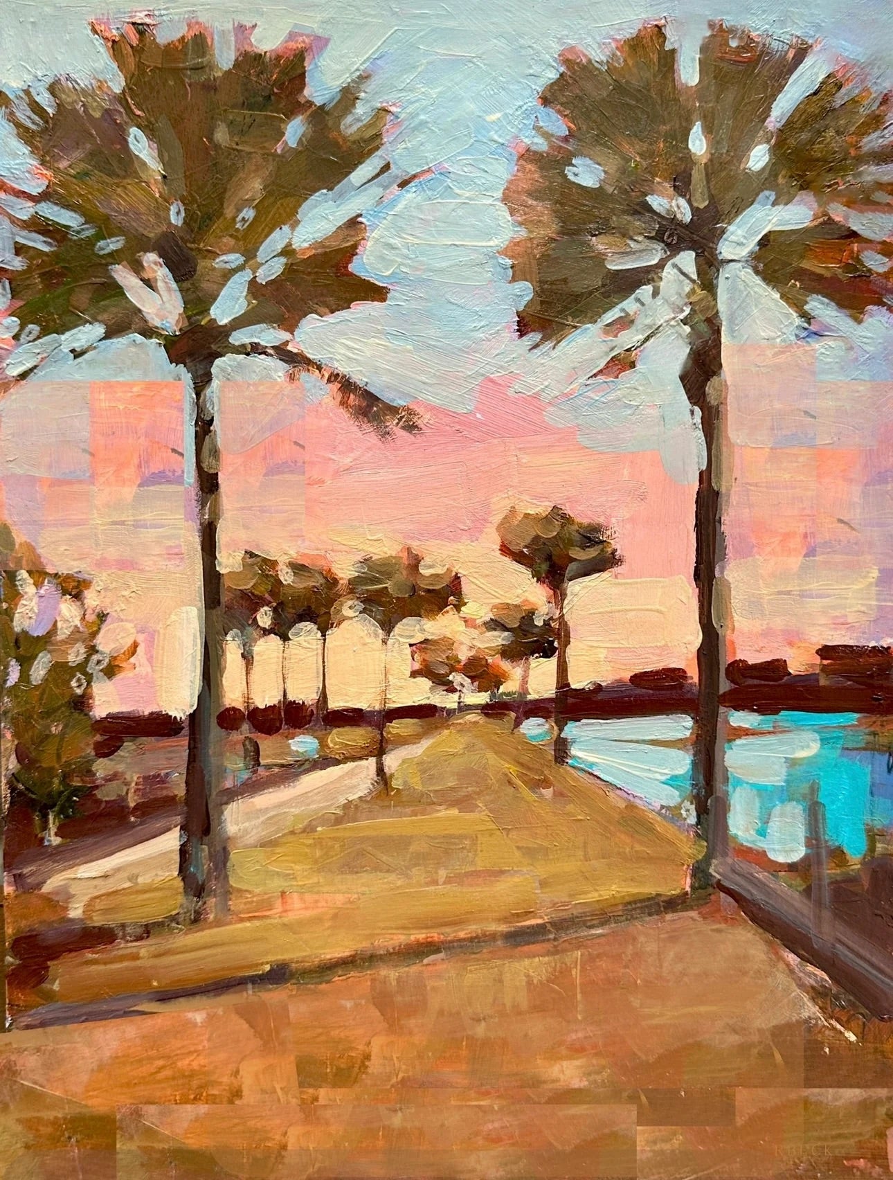 8x10 Cotton Candy Coast Print