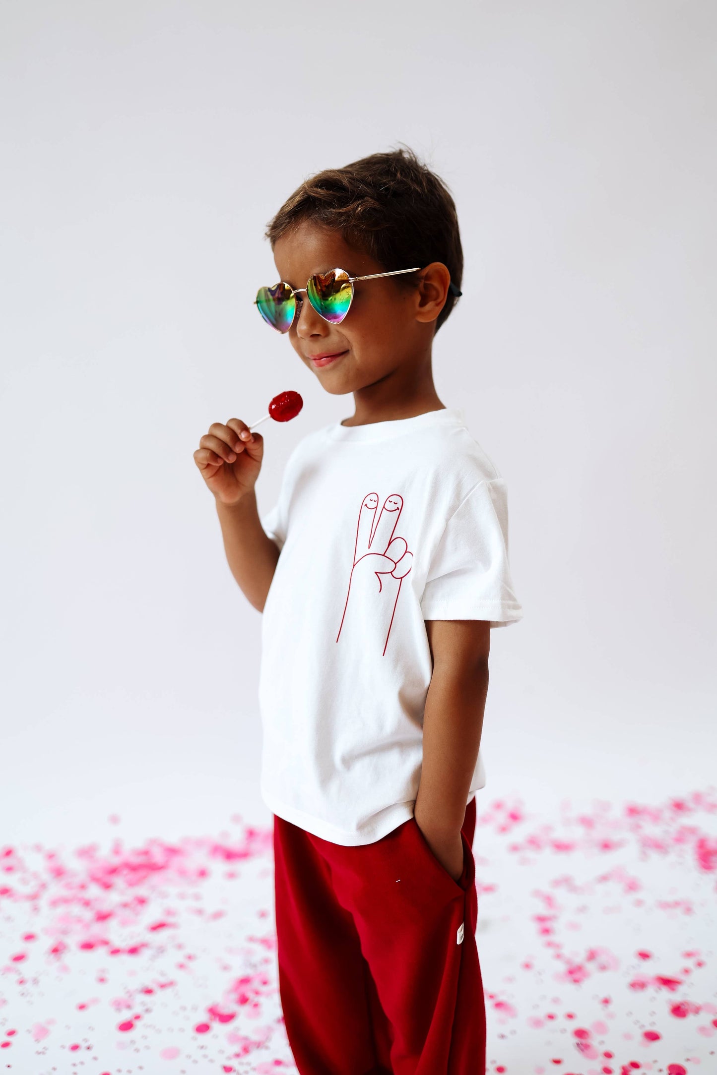 PEACE + LOVE Kids Tee