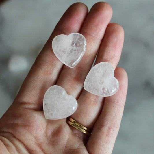 Clear Quartz Heart