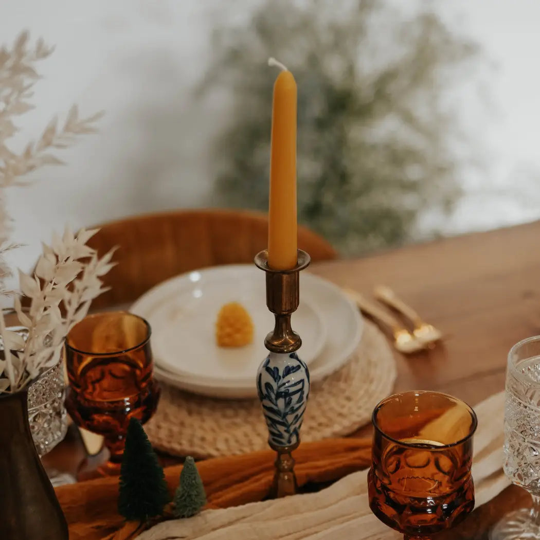 Beeswax Taper Candle