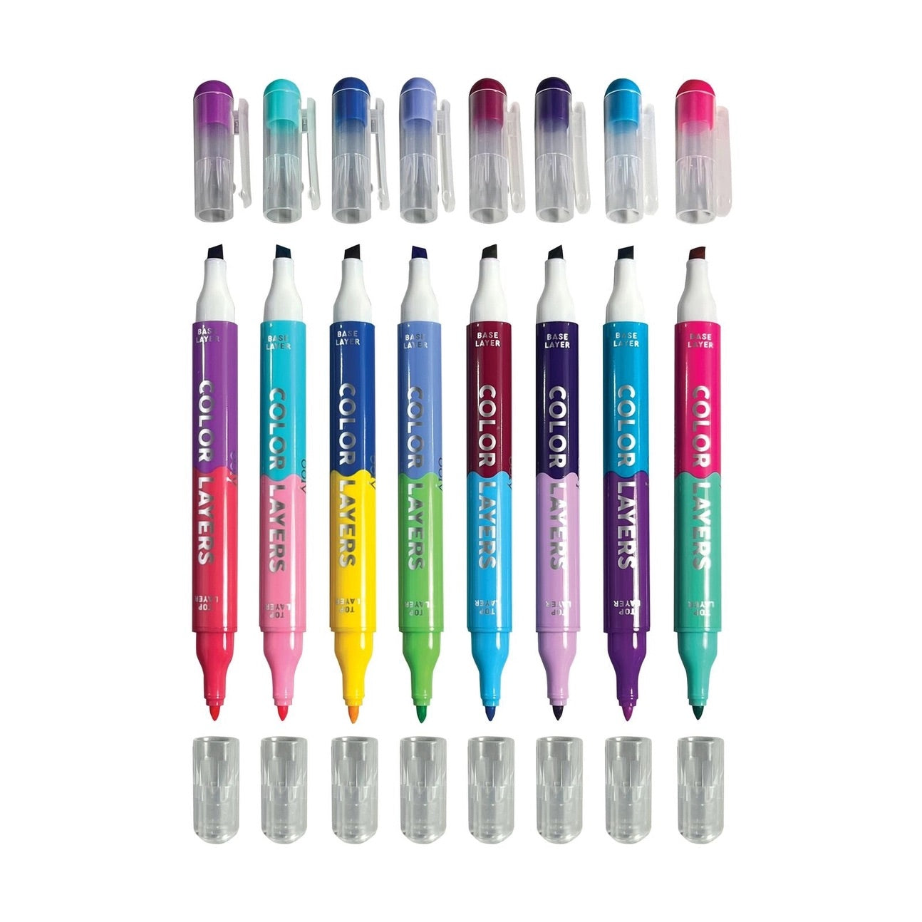 Double-Ended Layering Markers