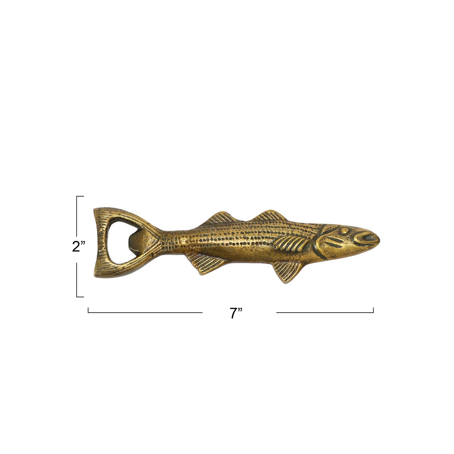 Aluminum Fish Bottle Opener