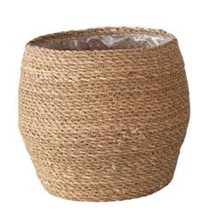 Lined Seagrass Planters