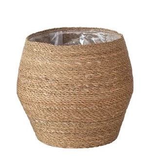 Lined Seagrass Planters