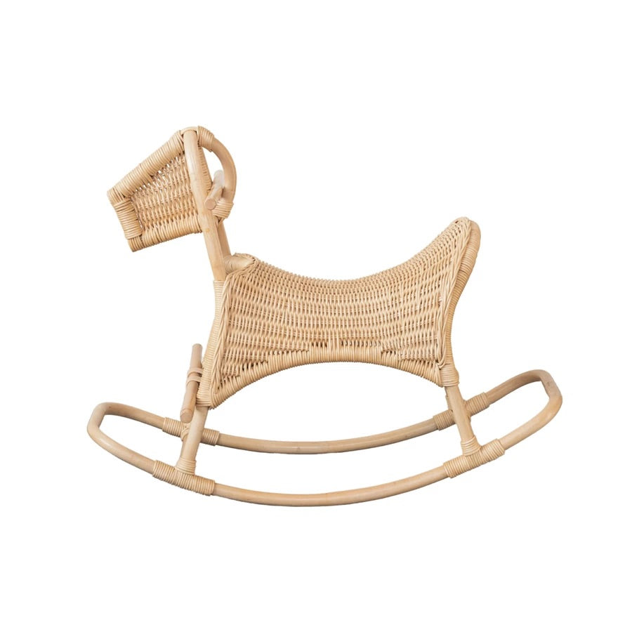Rattan Rocking Horse