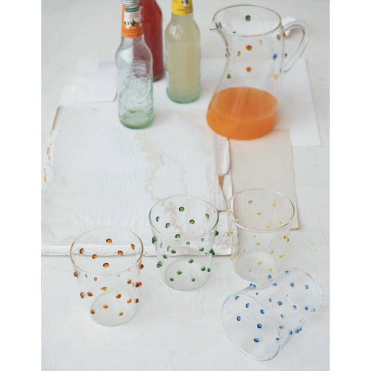 Glass Dot Water Glass