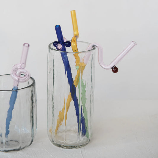 Twisted Glass Straw