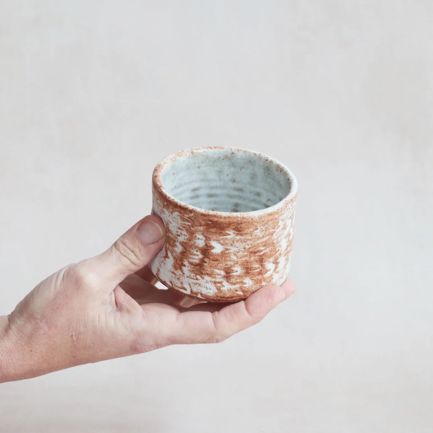 White Chamois/Buttermilk Basket Coffee Cup