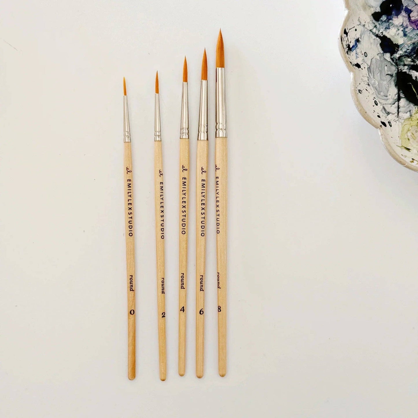 Watercolor Paintbrush Set/5