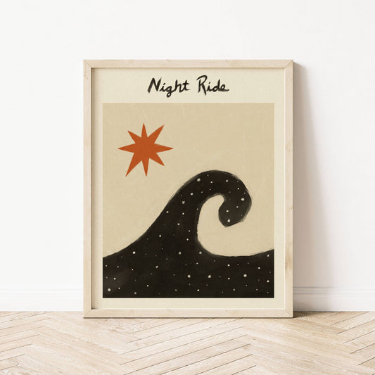 Night Ride 8x10 Print
