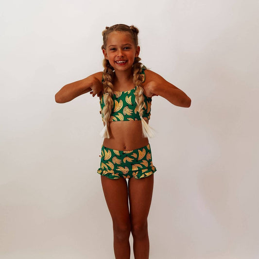 MA-ME-MI TWO PIECE RUFFLE SWIM