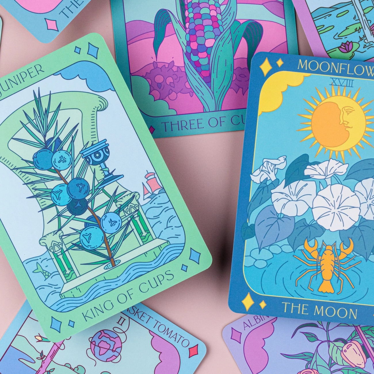 Botanical Tarot Deck + Guidebook