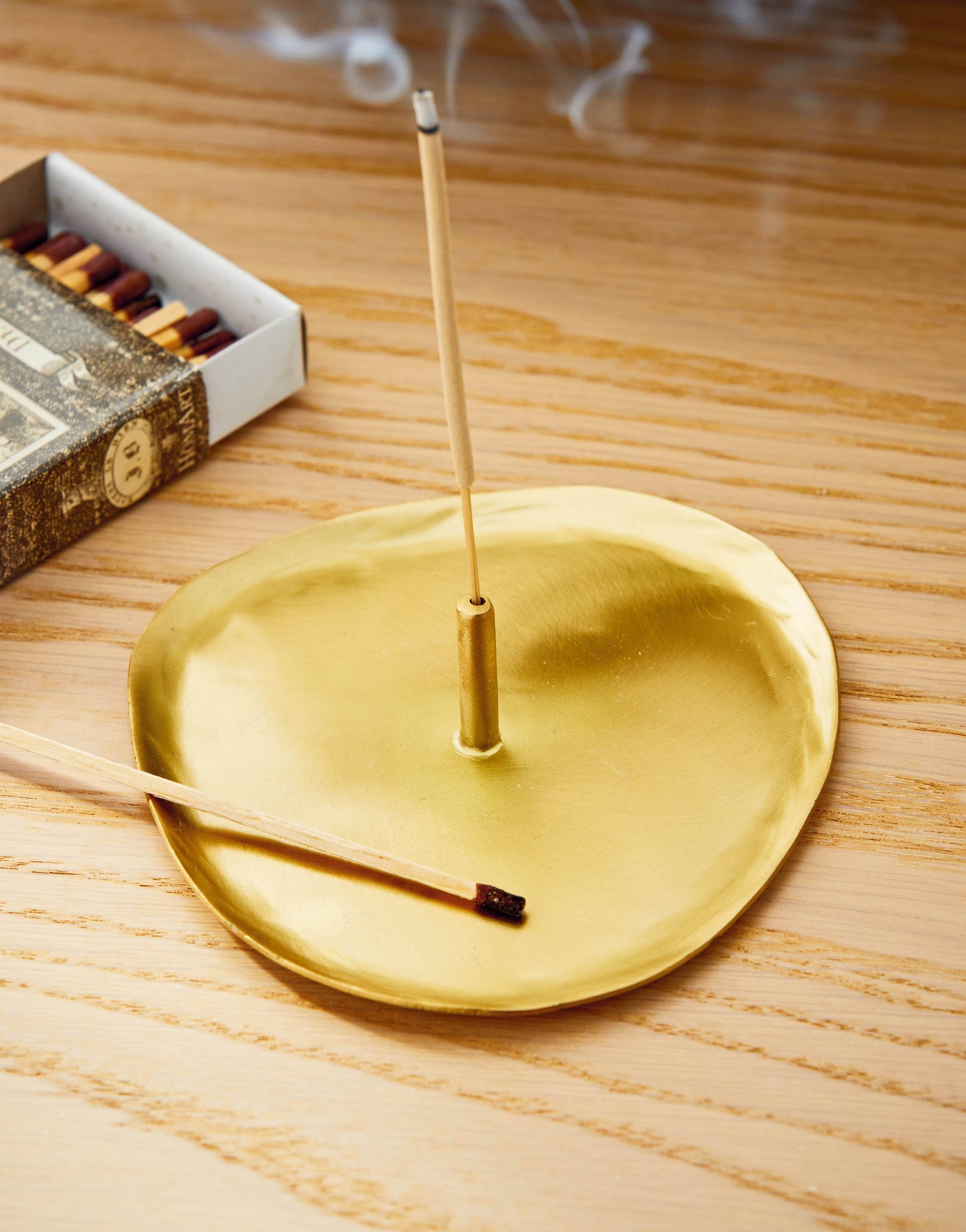 Brass Iron Yari Incense Holder