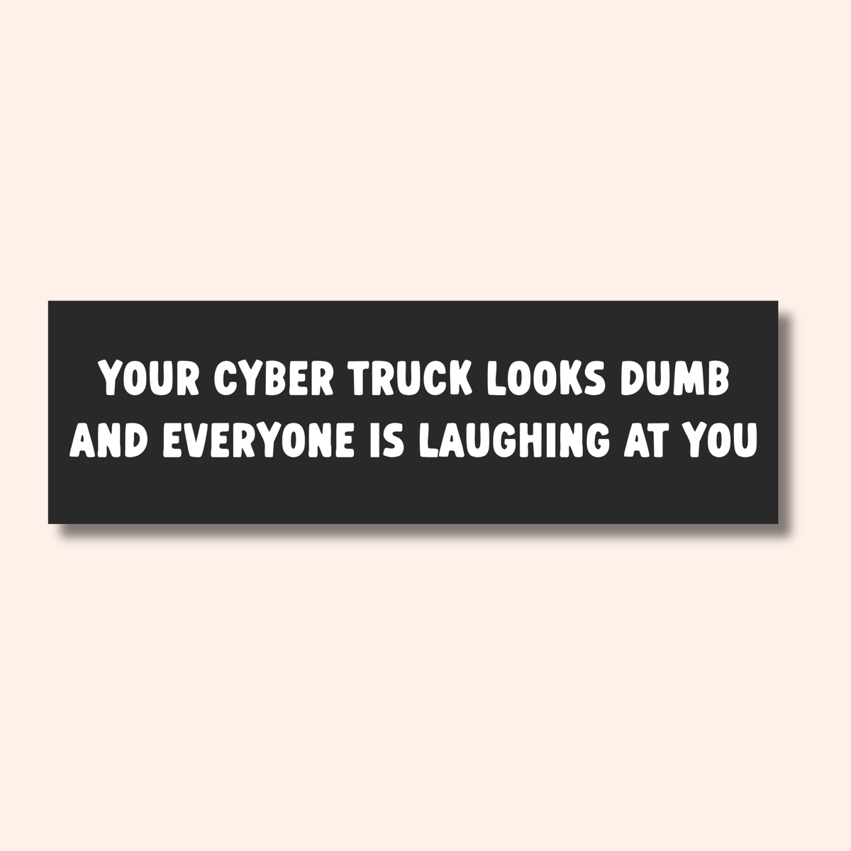 You Look Dumb Car Magnet