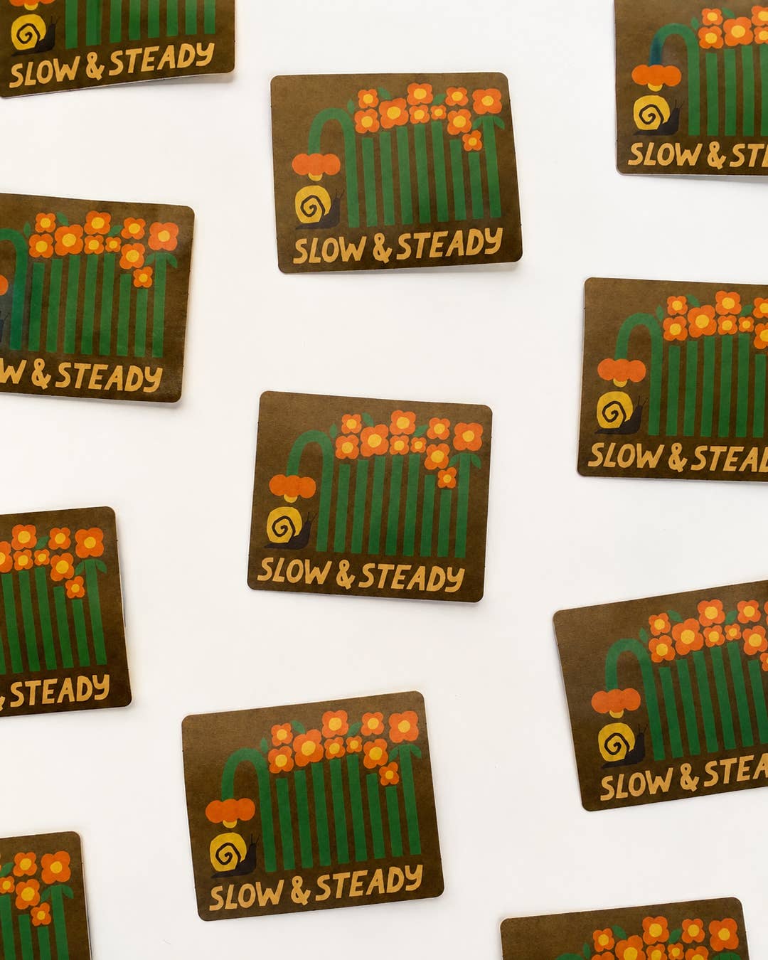 Slow & Steady Sticker