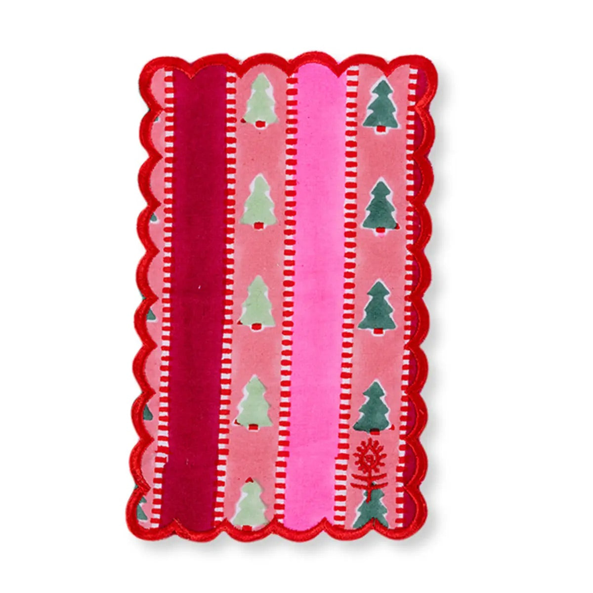 Snowwood Stripe Cocktail Napkins s/6