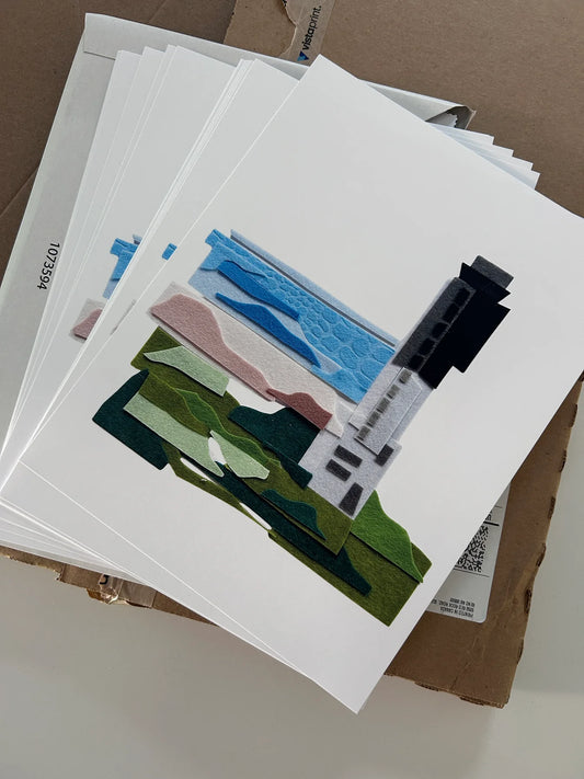 SI Light House Felt Print 8x10