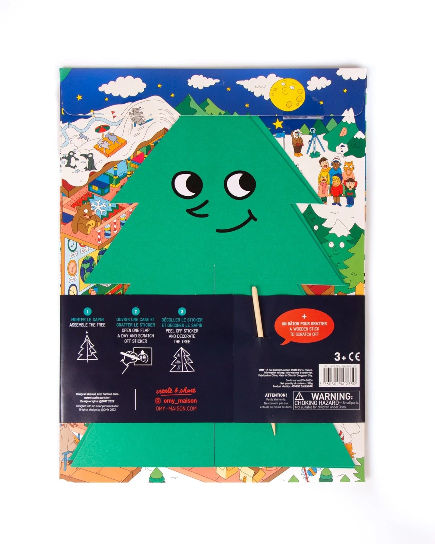 Christmas Tree Advent Calendar