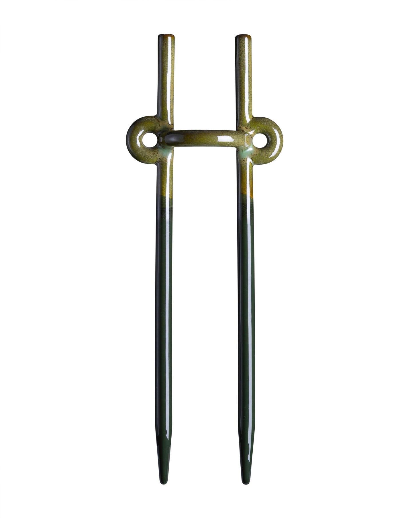 Folk Plant Stake: Moss Green