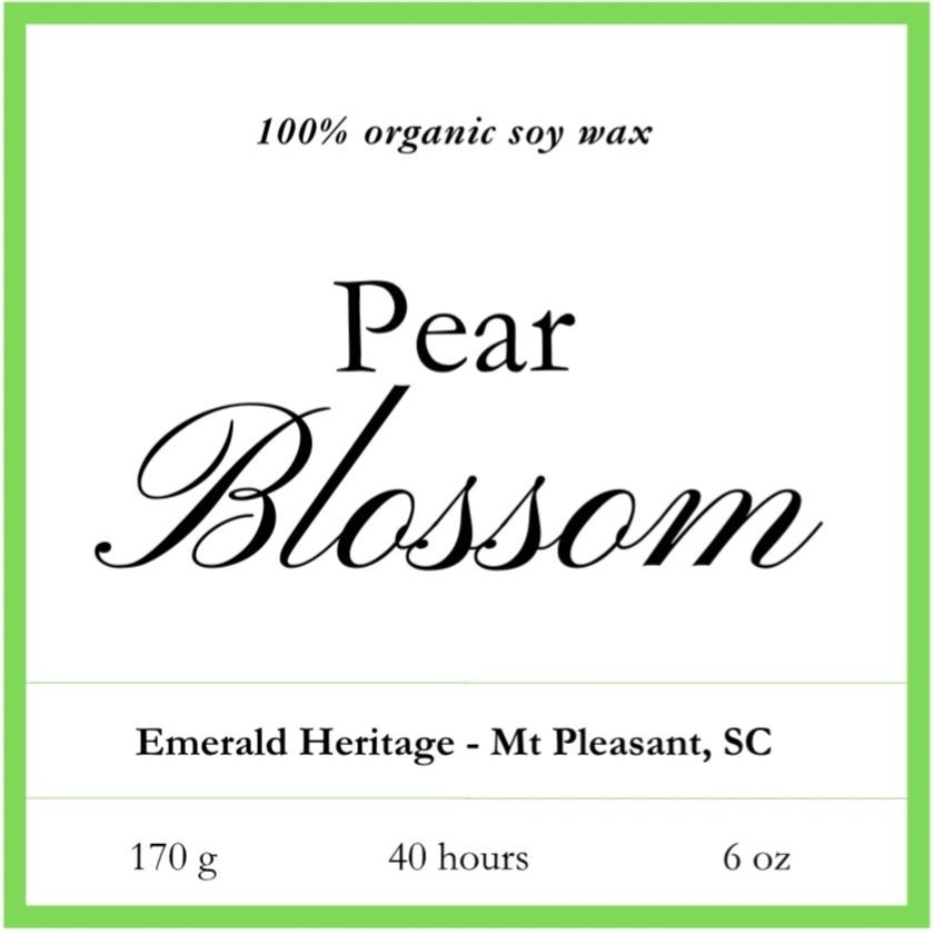 Pear Blossom Candle