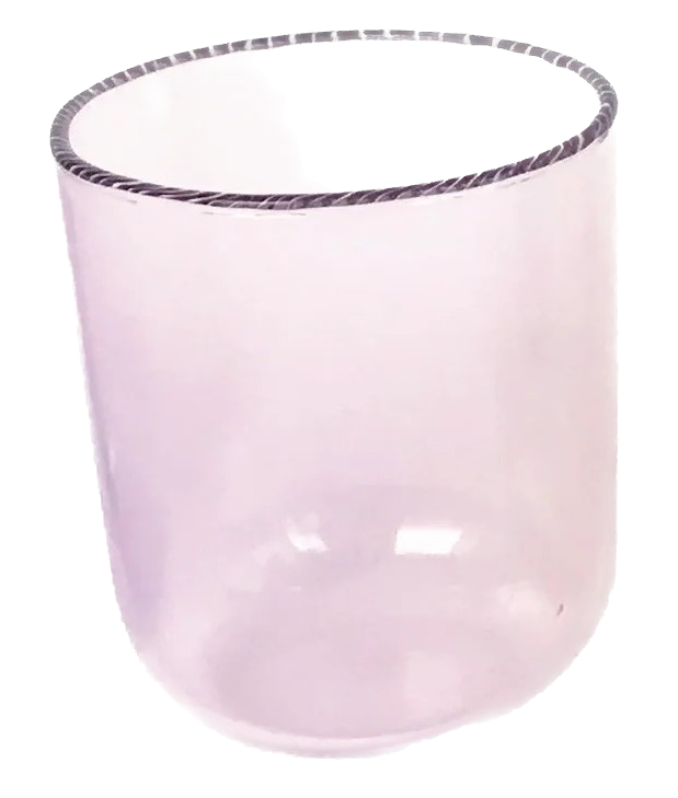 Striped Rim Glass