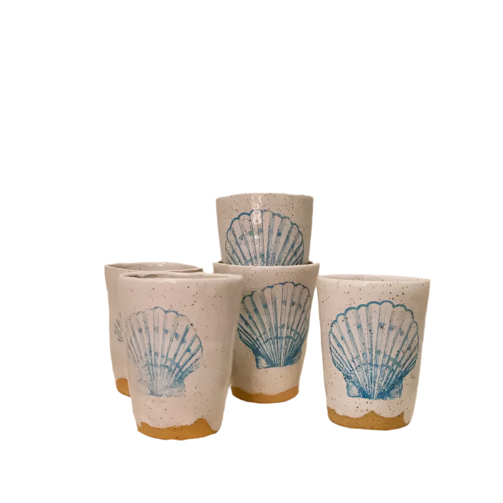 Shell Coastal Cups