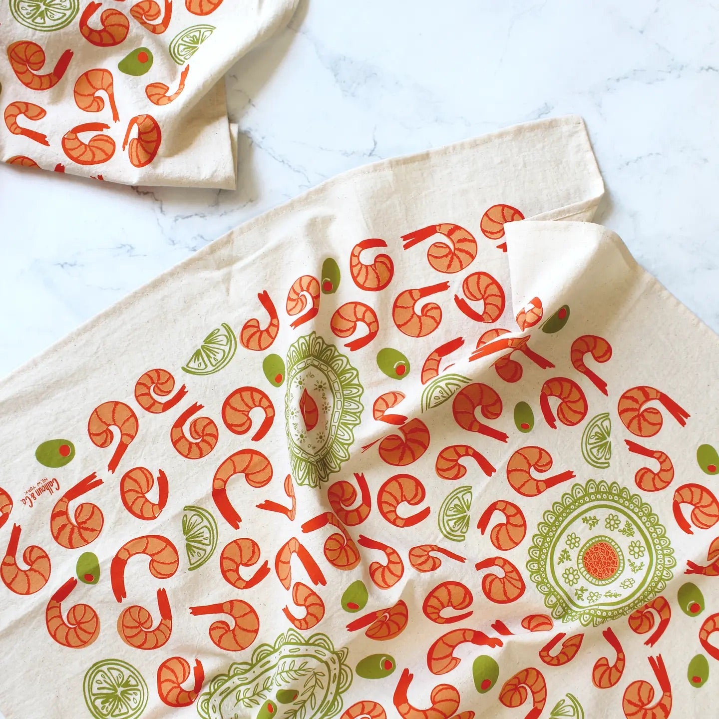 Screen Print Tea Towel