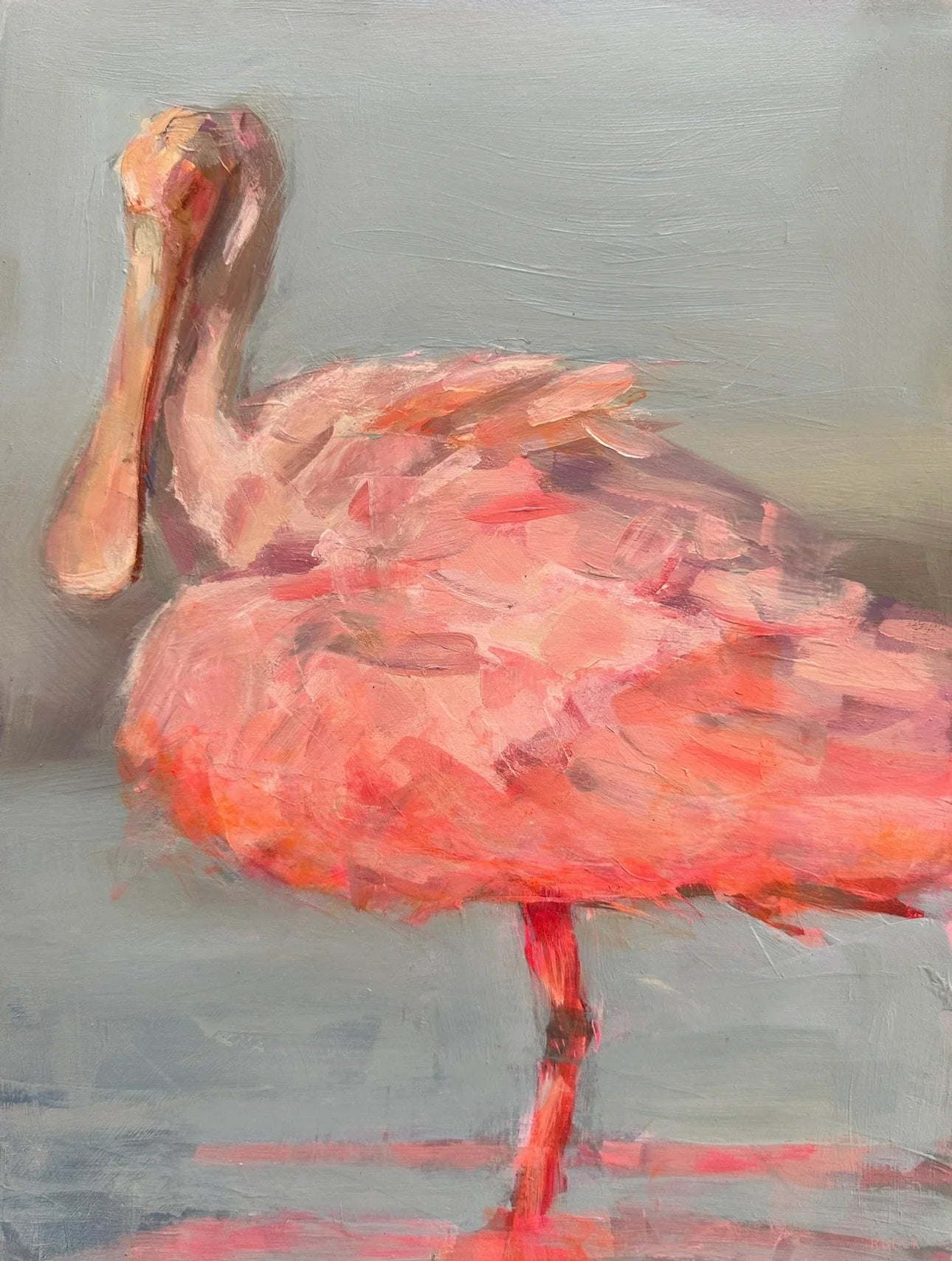 8x10 Spoonbill Print