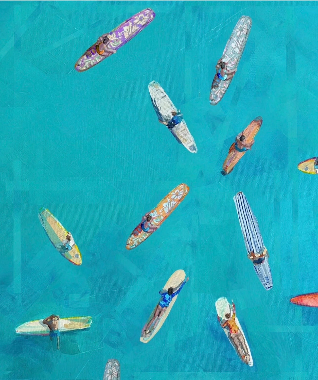 8x10 Surfs Up Print