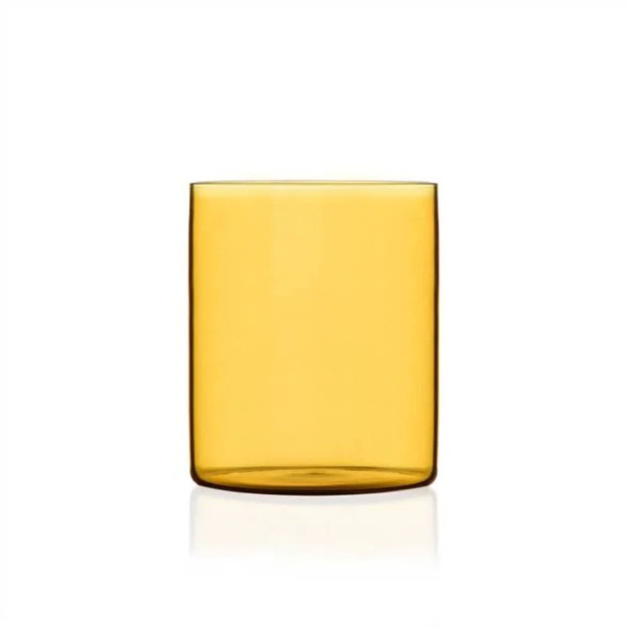 Yellow Cilindro Extra Light Water Glass