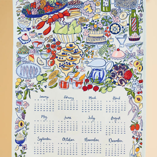 2026 Calendar Tea Towel