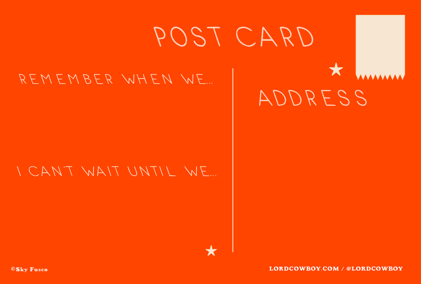 I Miss You Postcards