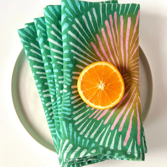 Burst Linen Napkin set/4
