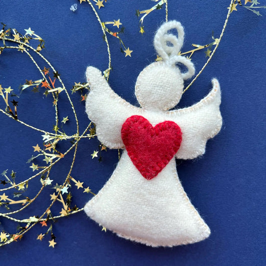 Felt Heart Angel