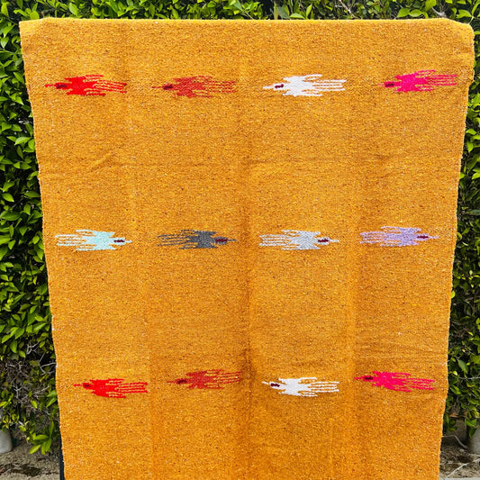 Gold Thunderbird Throw Blanket