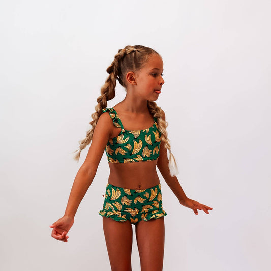MA-ME-MI TWO PIECE RUFFLE SWIM