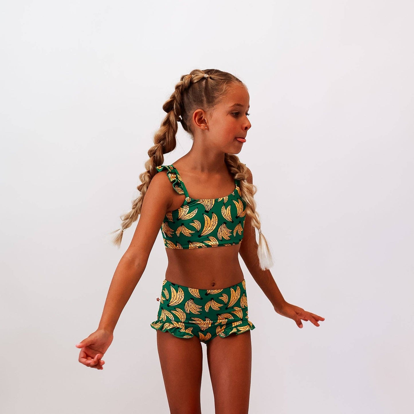 MA-ME-MI TWO PIECE RUFFLE SWIM